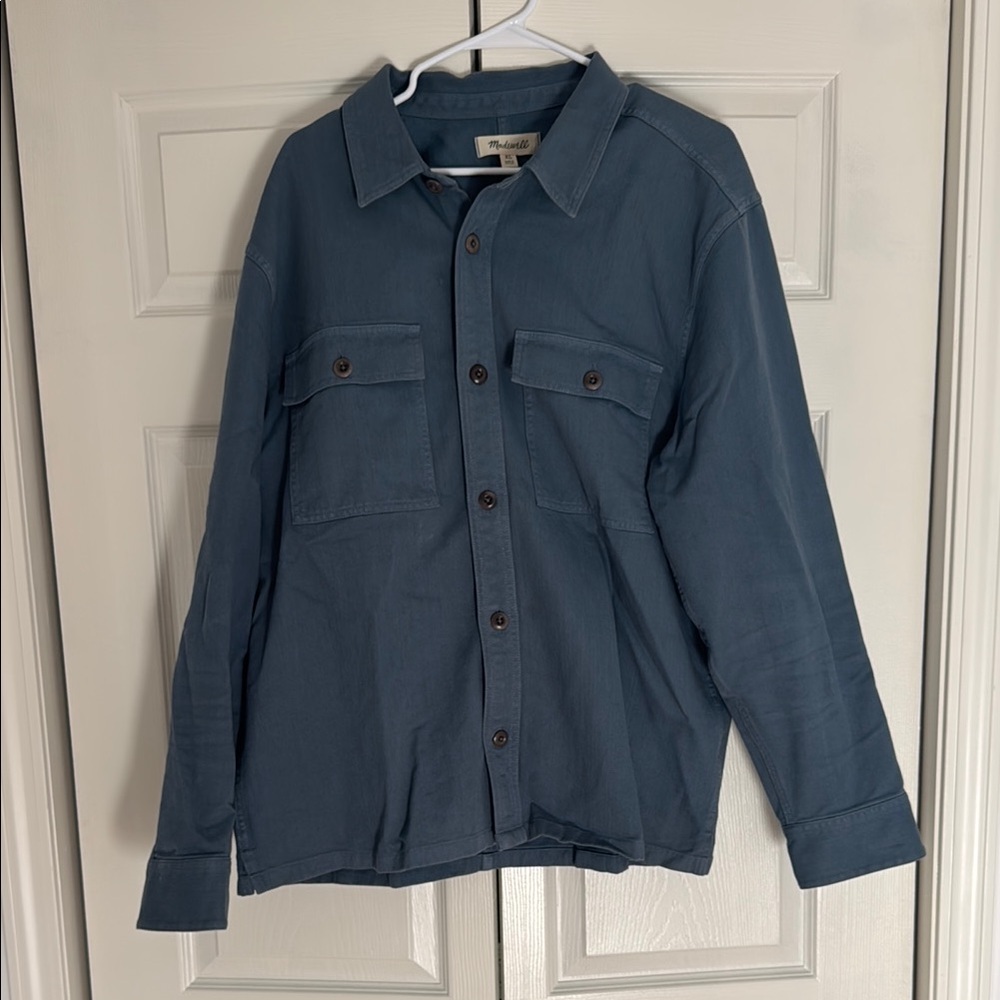 Madewell • Men's Blue Button-Up Jacket
